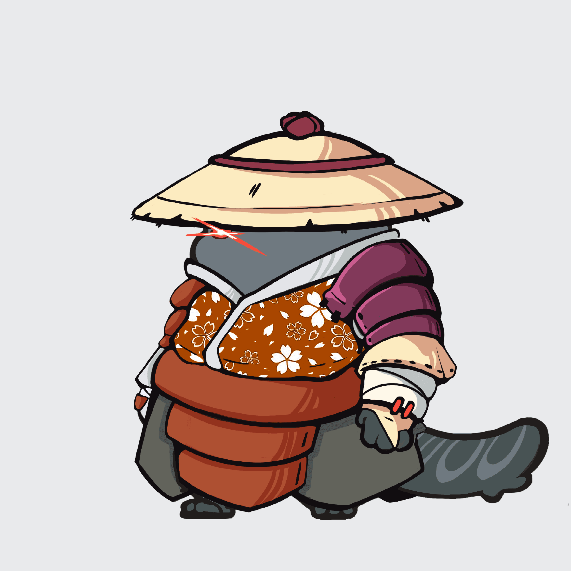 Samurai Fat Cat